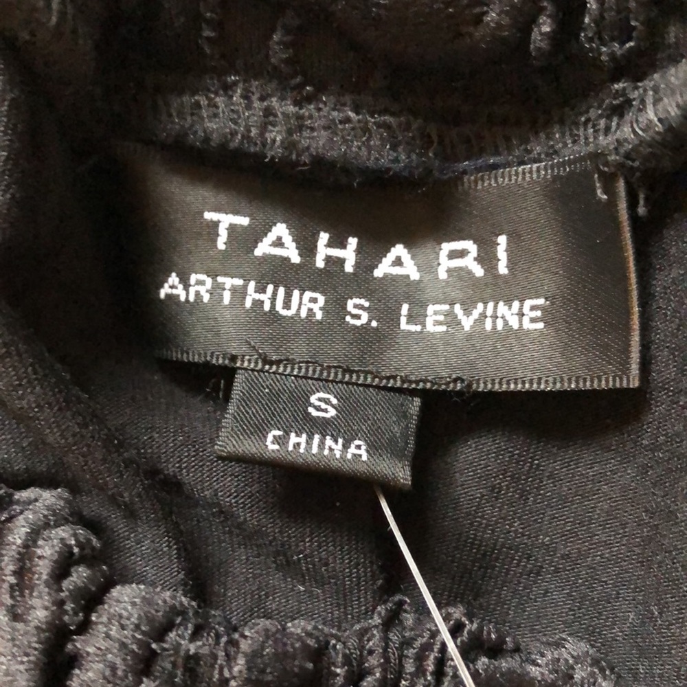 NWT Tahari Knit Black Dress - Picture 5 of 6